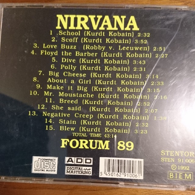 nirvana   forum89 エンタメ/ホビーのCD(ポップス/ロック(洋楽))の商品写真