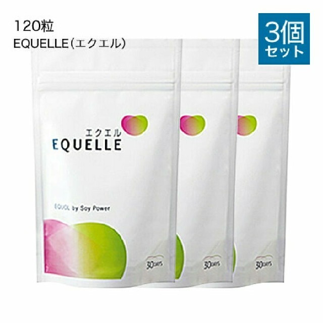 大塚製薬 エクエル パウチ120粒30日分 ×3袋(賞味期限:21年11月以降 ...