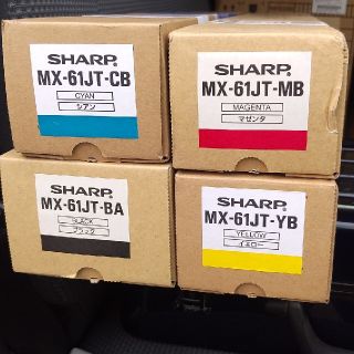 シャープ(SHARP)のSHARP　コピー機純正トナー　MX61JT(OA機器)