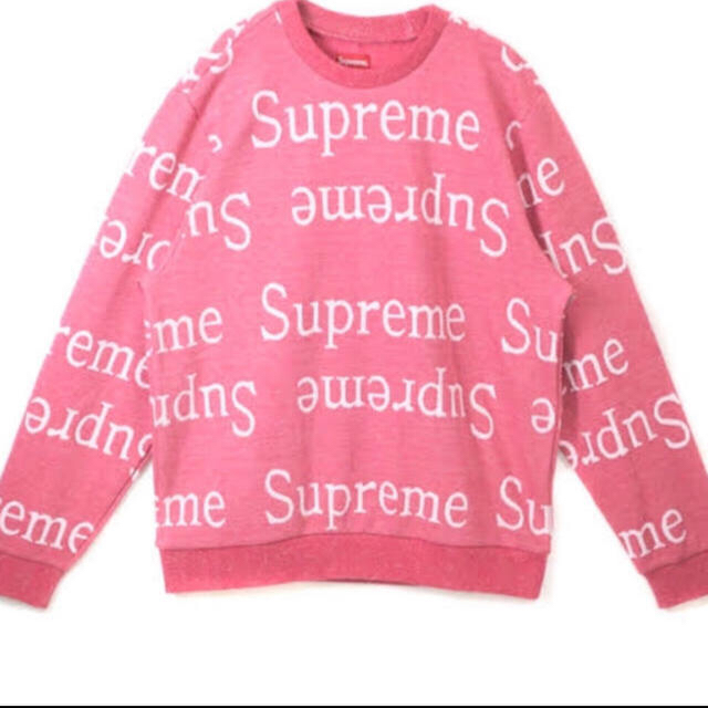 レディースsupreme スウェットjacquard logo