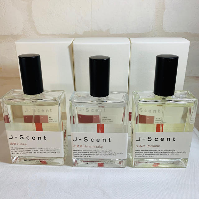 ジェイセント  花見酒 ラムネ 薄荷 J-Scent 三個セット