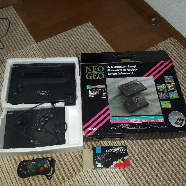 NEOGEO ロム 本体 ＋ソフト＋メモリーカード＋コントローラー