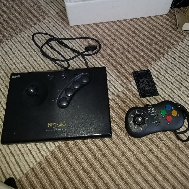 NEOGEO ロム 本体 ＋ソフト＋メモリーカード＋コントローラー