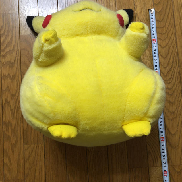 ピカチュウ♡ポケモン♡初代♡特大ぬいぐるみ♡寸胴❓バージョン？☆実寸大❓☆貴重☆