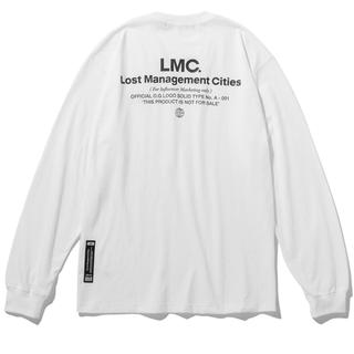 【新品】LMC 白ロゴ長袖Tシャツ XL(Tシャツ/カットソー(七分/長袖))