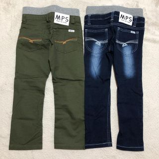 エムピーエス(MPS)のMPS 2本セット 110cm 長ズボン ストレッチパンツ 裏起毛 パンツ(パンツ/スパッツ)