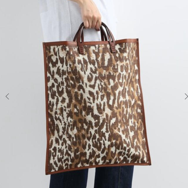 IENA(イエナ)のA VACATION FAN LEOPARD レディースのバッグ(トートバッグ)の商品写真