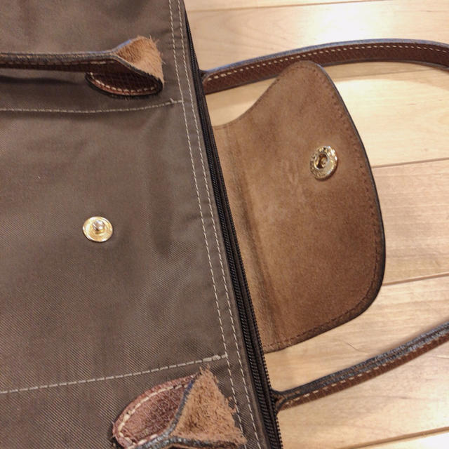 LONGCHAMP(ロンシャン)のaaco様　専用　Longchamp Sサイズ　使用感あり　ブラウン レディースのバッグ(トートバッグ)の商品写真