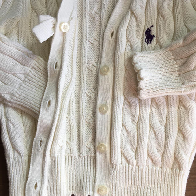 POLO RALPH LAUREN(ポロラルフローレン)のカーディガン キッズ/ベビー/マタニティのベビー服(~85cm)(カーディガン/ボレロ)の商品写真