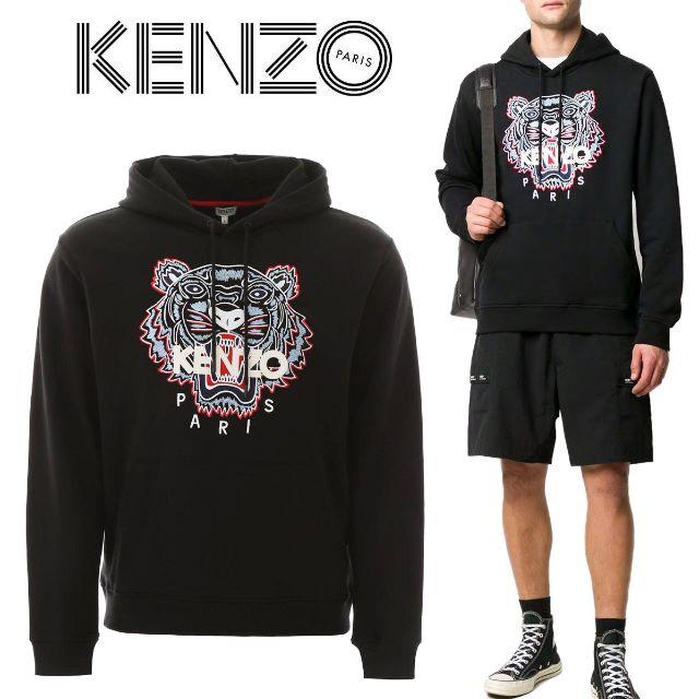 KENZO - 6 KENZO 20SS ブラック タイガー プルオーバー パーカー Sの通販 by NEO 's shop｜ケンゾーならラクマ