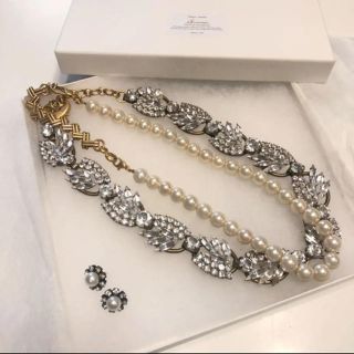 結婚式にも♡ Soierie ソワリー ヴィンテージライクアクセ 3点セット美品