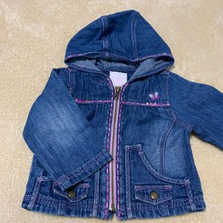 ベビーギャップ(babyGAP)のbabygap  ベビーギャップ　デニムジャケット　80cm  刺繍(ジャケット/コート)