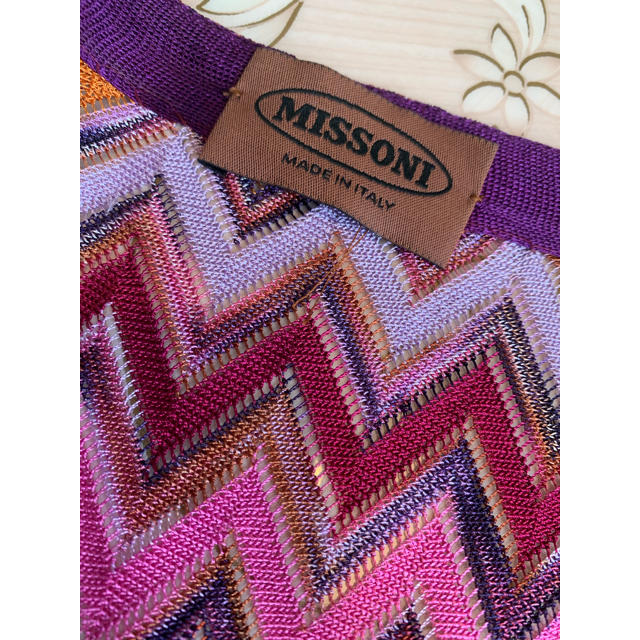 MISSONI(ミッソーニ)の✩.*˚ミッソーニ✩.*˚最高級オレンジタグ！ジグザグ柄カーディガン レディースのトップス(カーディガン)の商品写真