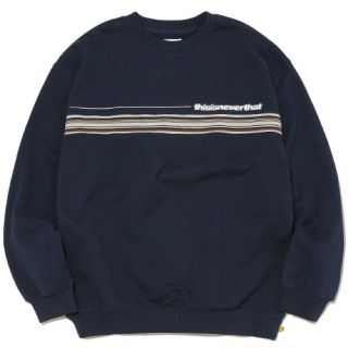 【新品】thisisneverthat ネイビートレーナー L(スウェット)