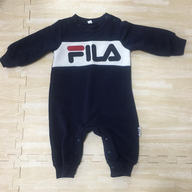 FILA(フィラ)の赤ちゃん FILA ロンパース 70 ネイビー キッズ/ベビー/マタニティのベビー服(~85cm)(ロンパース)の商品写真