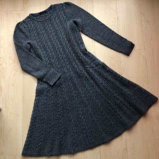 アナイ(ANAYI)の【美品】ANAYI  アナイ  ニットワンピース(ひざ丈ワンピース)