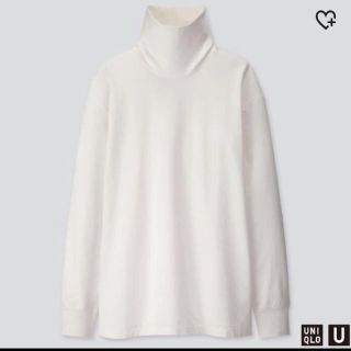 ユニクロ(UNIQLO)のユニクロ タートルネックT（長袖）Msize(Tシャツ/カットソー(半袖/袖なし))