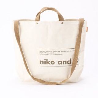 ニコアンド(niko and...)のニコアンド　トートバッグ　新品未使用(トートバッグ)