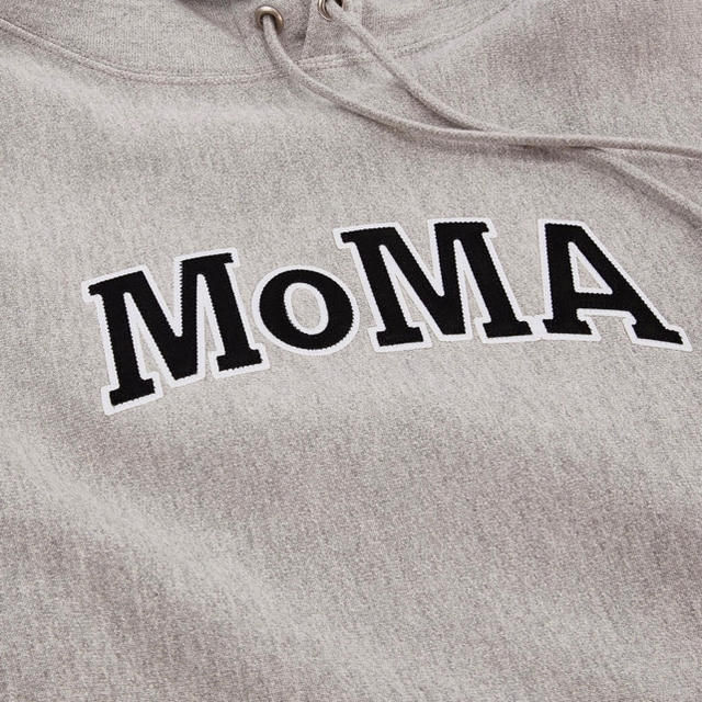 【Mサイズ】 海外限定 MOMA × champion パーカー グレー 1