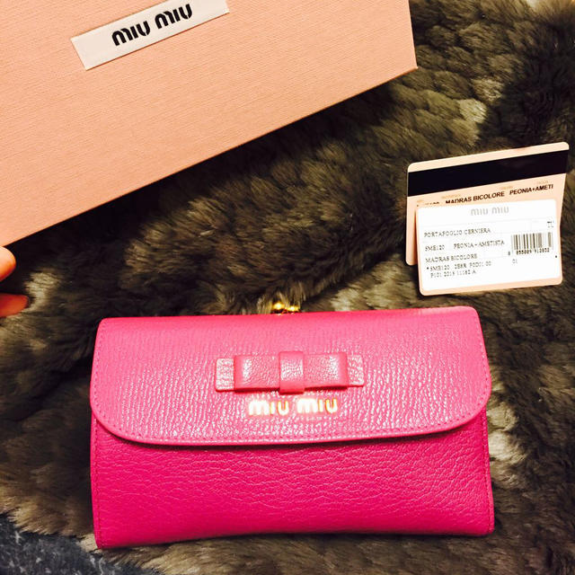 miumiu がま口財布★値下げ！