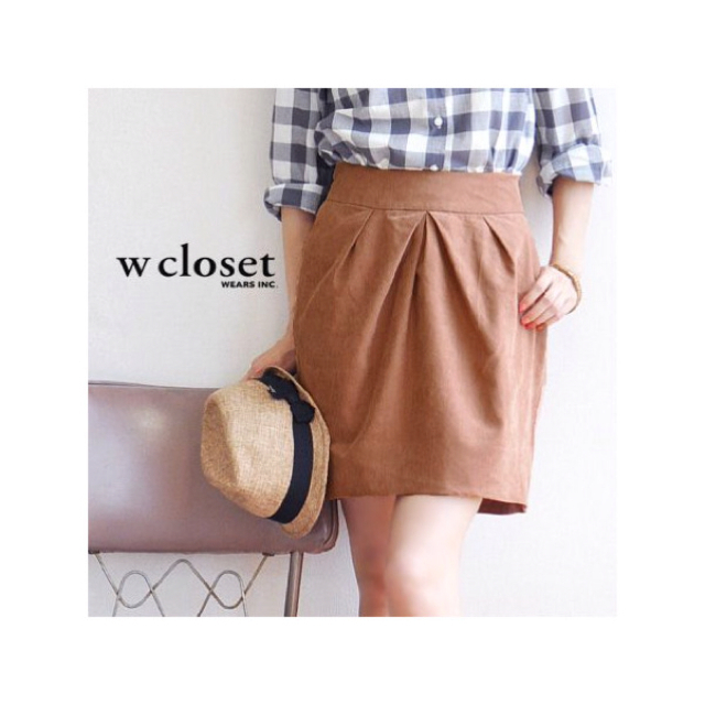 w closet(ダブルクローゼット)のw closet タイトスカート レディースのスカート(ひざ丈スカート)の商品写真