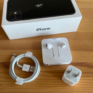 アイフォーン(iPhone)のiPhone11 付属品　純正(バッテリー/充電器)