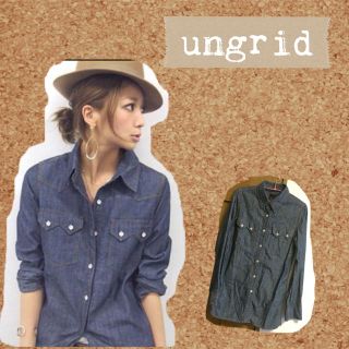 アングリッド(Ungrid)のungrid✩デニムシャツ(シャツ/ブラウス(長袖/七分))