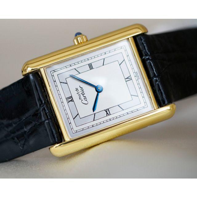 Cartier(カルティエ)の美品 カルティエ マスト タンク シルバー ローマン LM Cartier メンズの時計(腕時計(アナログ))の商品写真