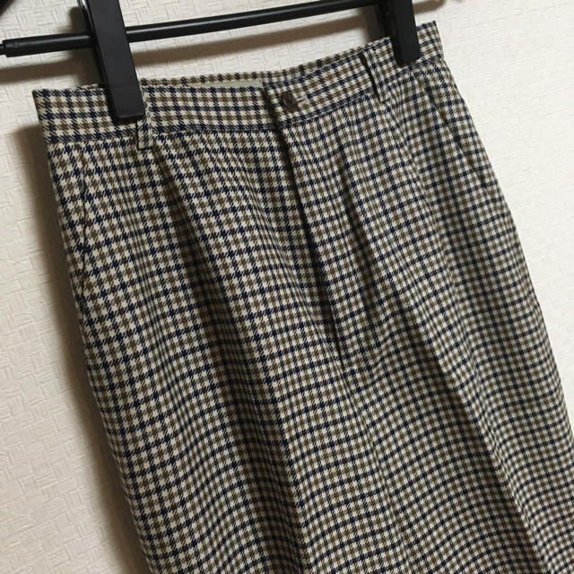 AQUA SCUTUM(アクアスキュータム)の【mi様☆専用】Aquascutum☆毛100%チェックパンツ レディースのパンツ(カジュアルパンツ)の商品写真