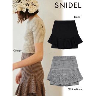 スナイデル(SNIDEL)のSNIDEL スナイデル　ストレッチフリルミニスカート(ミニスカート)