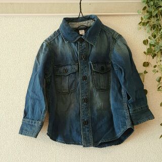 ギャップ(GAP)のGAP　デニムシャツ　95(ブラウス)