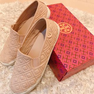 トリーバーチ(Tory Burch)のお値下中 トリーバーチ スリッポン24.5cm(スリッポン/モカシン)