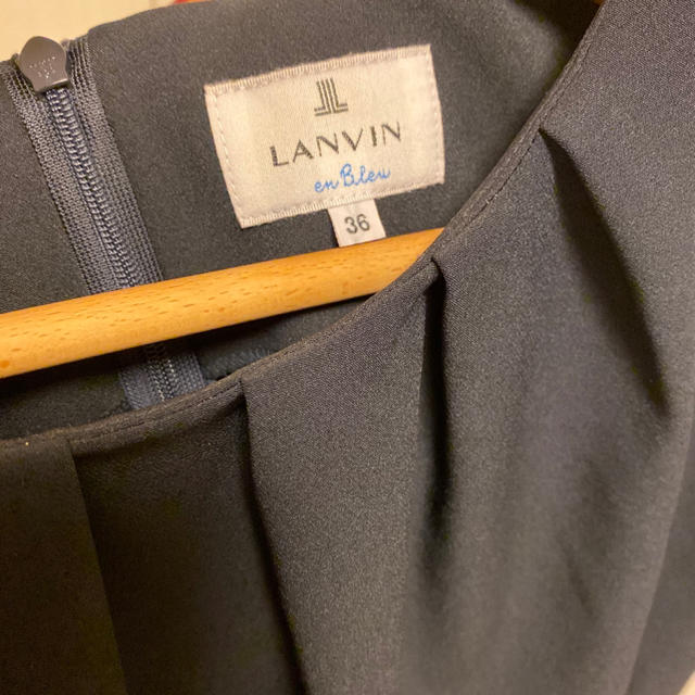 LANVIN en Bleu(ランバンオンブルー)のランバン オンブルー☆ワンピース☆36 レディースのワンピース(ひざ丈ワンピース)の商品写真