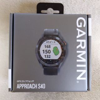 ガーミン(GARMIN)の【ニャンＰ様専】GARMIN Approach S40 Black 新品　未開封(腕時計(デジタル))