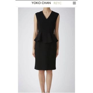 バーニーズニューヨーク(BARNEYS NEW YORK)のyoko chan ペプラムワンピース サンプル品(ひざ丈ワンピース)