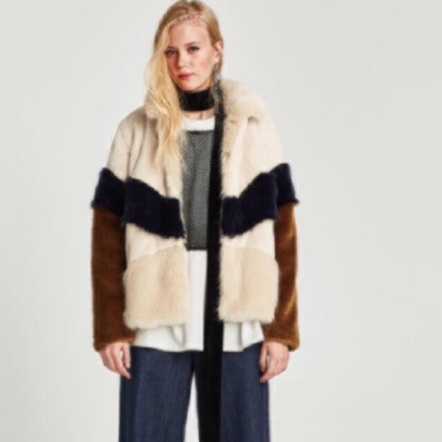 ZARA 新品 フェイクファージャケット M - www.husnususlu.com