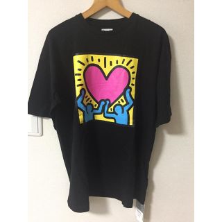 未使用 キースへリング Tシャツ サイズL(Tシャツ/カットソー(半袖/袖なし))