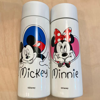ミッキーマウス(ミッキーマウス)のミッキー&ミニーデザイン　アートオリジナルポケットボトル(タンブラー)