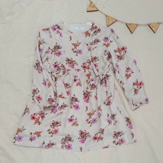 ザラキッズ(ZARA KIDS)のZARABABY　花柄ワンピ　110(ワンピース)