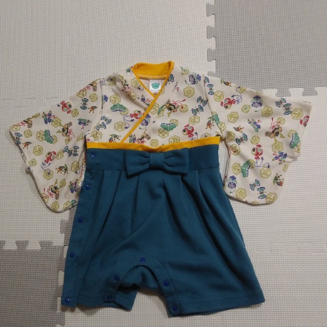 motherways(マザウェイズ)の【ぷぅちゃん様専用】マザウェイズ　美品✨袴ロンパース キッズ/ベビー/マタニティのベビー服(~85cm)(ロンパース)の商品写真