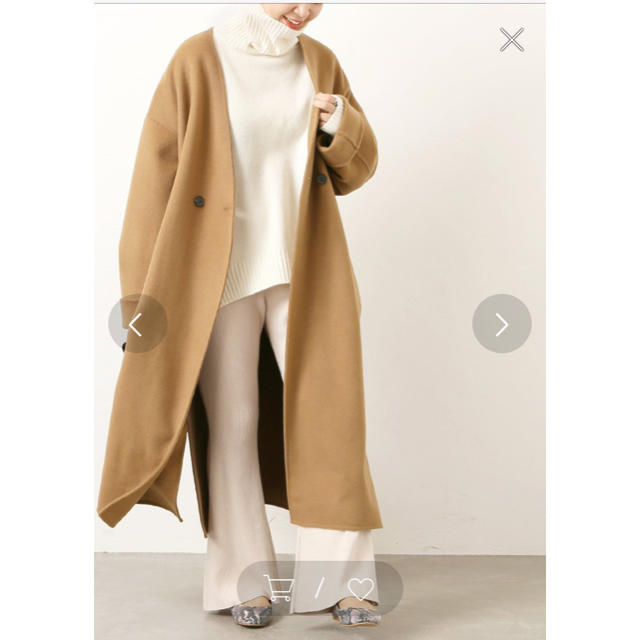 100%の保証 ジャーナルスタンダード☆Vネックガウンコート ロング