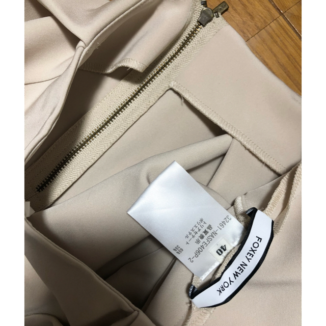 美品 フォクシー FOXEY NEWYORK スカート イリプスフレア 40 M