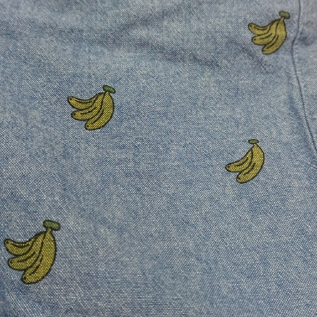 petit main(プティマイン)の専用♪petit mainバナナ柄Tシャツショートパンツセット　８０ キッズ/ベビー/マタニティのベビー服(~85cm)(Ｔシャツ)の商品写真