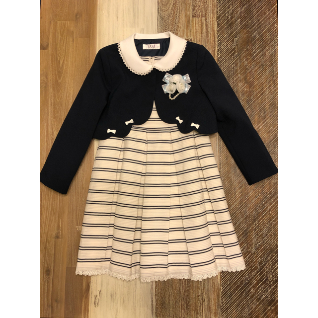 ELLE(エル)のELLE en noir フォーマル ワンピース スーツ プティマイン 入学式 キッズ/ベビー/マタニティのキッズ服女の子用(90cm~)(ドレス/フォーマル)の商品写真