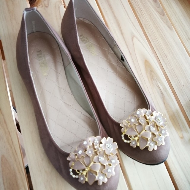 ESPERANZA(エスペランサ)の日本製　美品　エスペランサ　フラットシューズ　バレエシューズ レディースの靴/シューズ(ハイヒール/パンプス)の商品写真