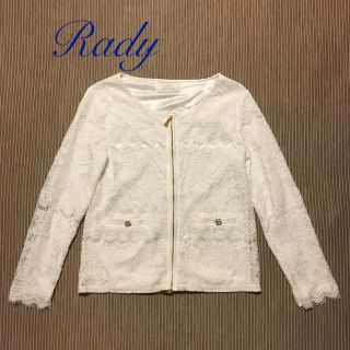 レディー(Rady)のRady  レディー  レース羽織り　ジャケットカーディガン(ノーカラージャケット)