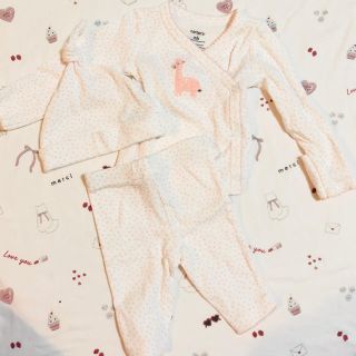 カーターズ(carter's)の未使用✴︎ カーターズ３点セット　新生児服　女の子(パジャマ)