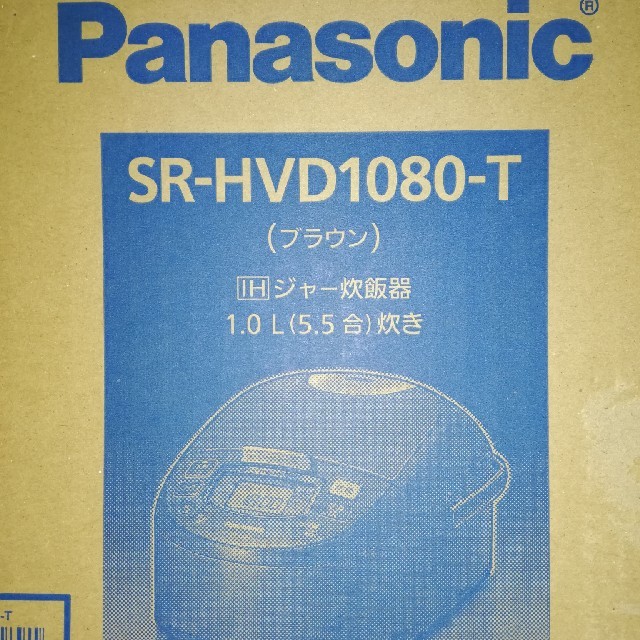 パナソニック(Panasonic)
5.5合 IH炊飯器 IHジャー
SR-HV 1