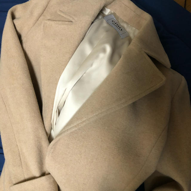 eimy istoire(エイミーイストワール)のウールガウンコート レディースのジャケット/アウター(チェスターコート)の商品写真