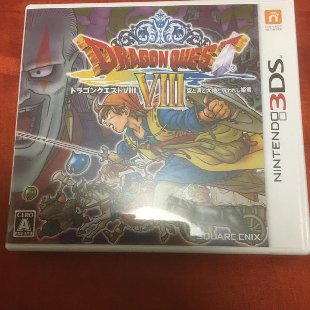 ニンテンドー3DS(ニンテンドー3DS)のドラゴンクエストVIII　空と海と大地と呪われし姫君 3DS ドラクエⅧ エンタメ/ホビーのゲームソフト/ゲーム機本体(携帯用ゲームソフト)の商品写真